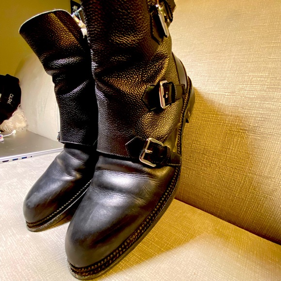 Louis Vuitton men's boots ( little use ) in black leather - size 10 - Picture 3 of 6